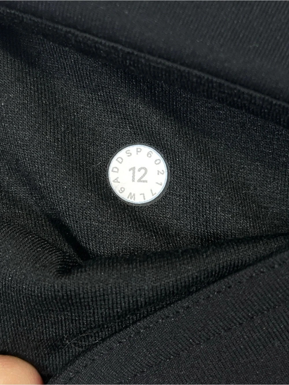 Lululemon Train Times Crop 17” size 12 in Black